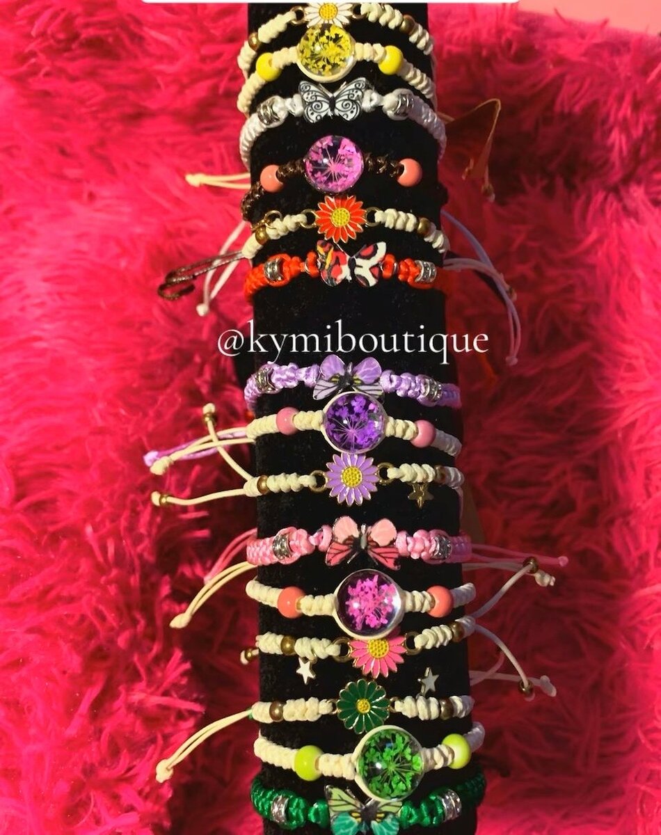 Bracelets bohèmes floraux élégants