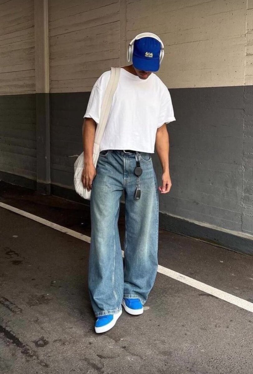 Men baggy jeans