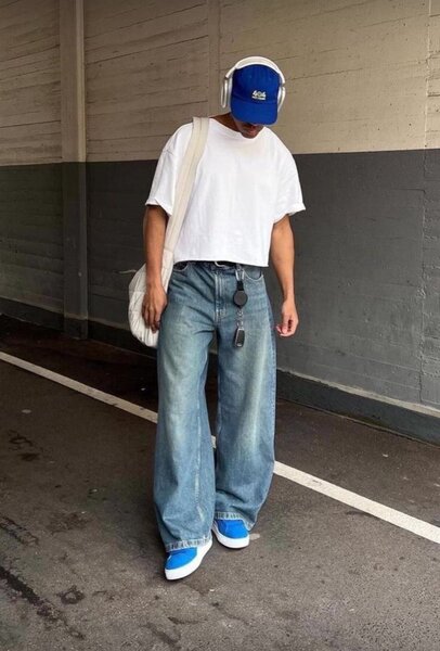 Men baggy jeans