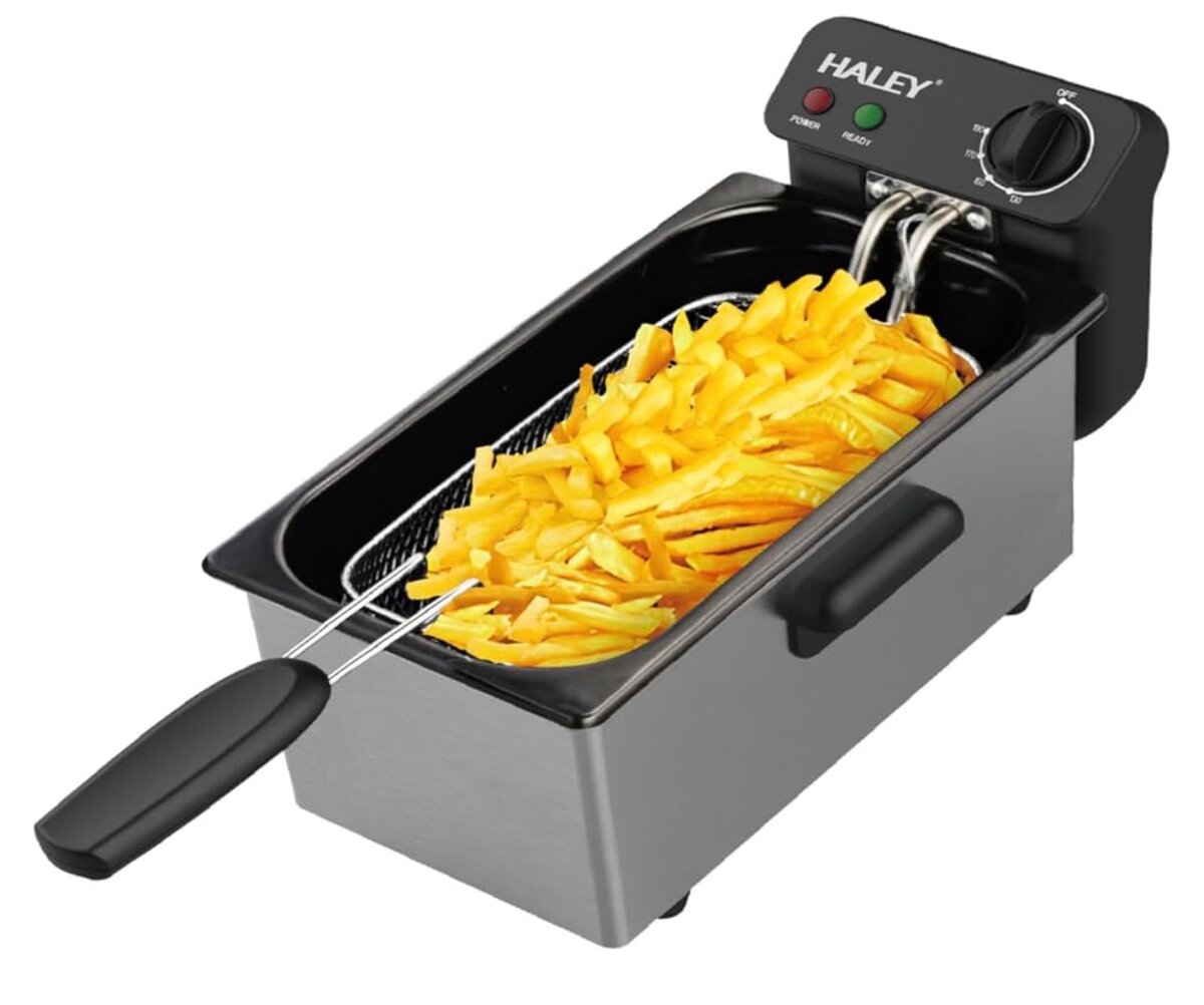 Friteuse électrique HALEY en acier inoxydable