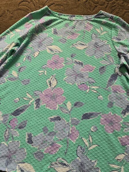 Floral Ladies shirt with flair