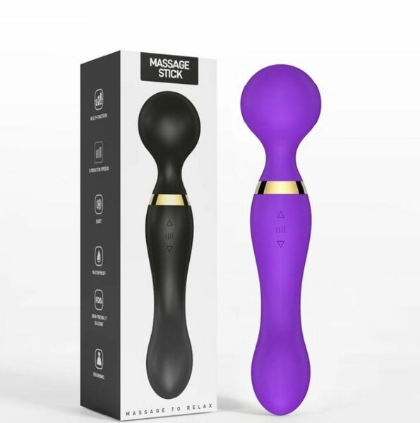 Vibromasseur double vibration