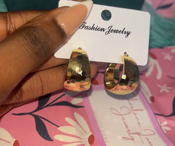 Boucles d'oreilles créoles dorées