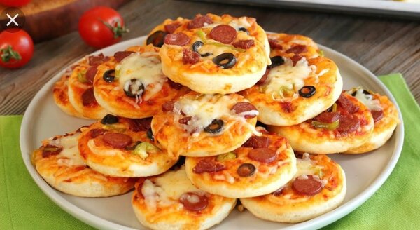 Mini pizzas gourmandes