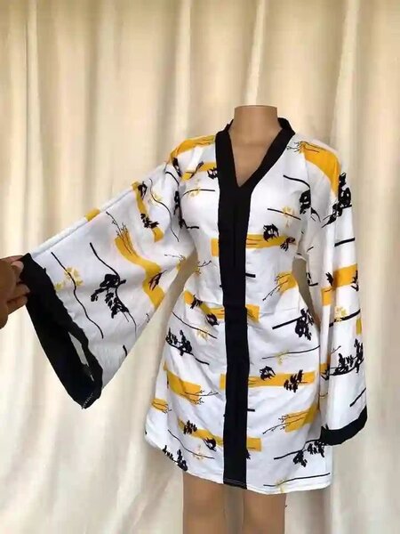 Kimono imprimé pour femme