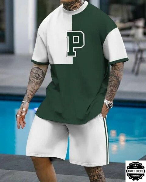 Ensemble homme T-shirt et short