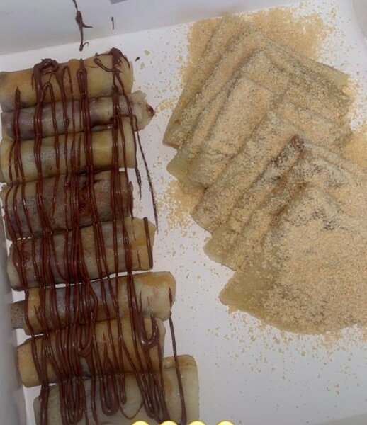 Crêpes fourrées chocolat