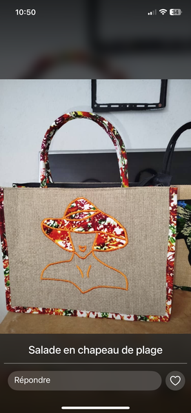 Sac cabas en toile chic