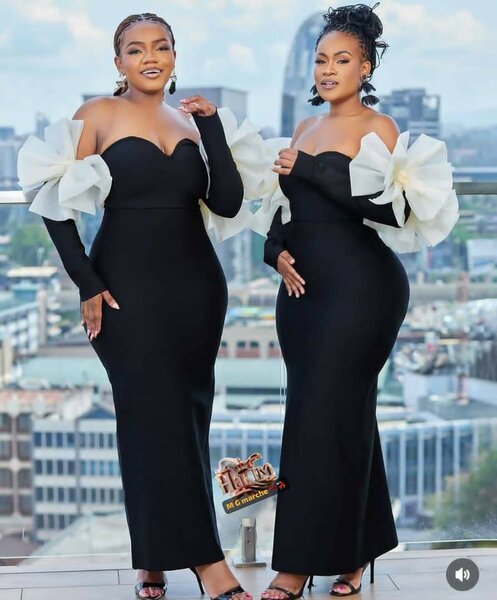 Robe noire élégante soirée