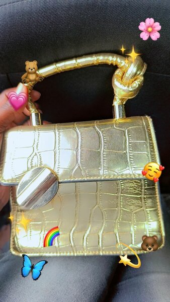 Mini Sac à Main Doré Luxe