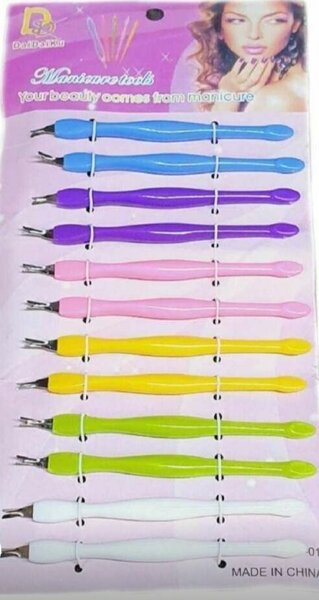 Set de repousse cuticules coloré