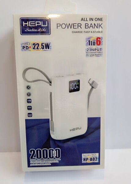 HEPU Power Bank 20000mAh 22.5W
