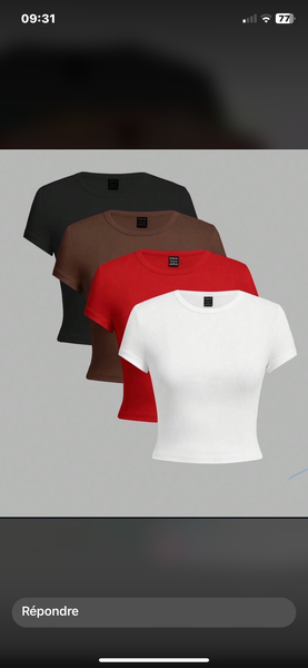 Top de toutes les couleurs