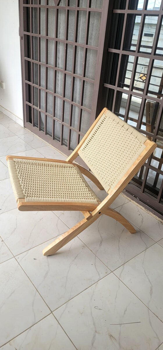 Chaise en bois pliable moderne