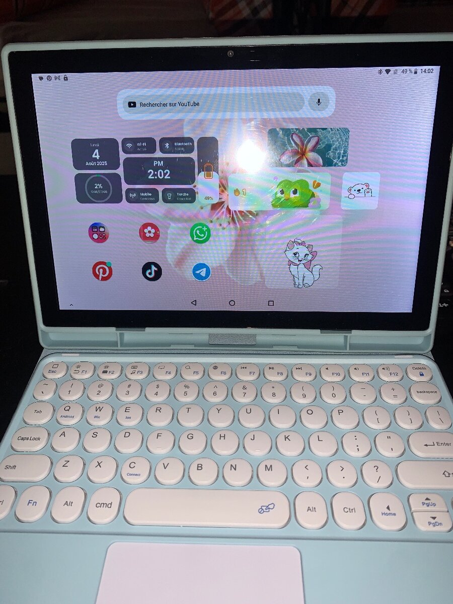 Tablette clavier idino moderne