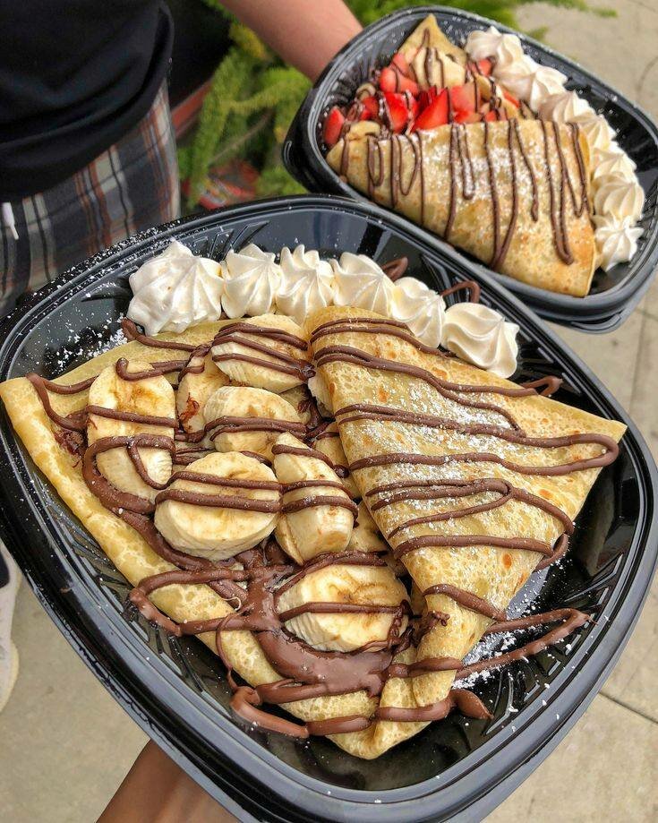 Crêpes gourmandes variées