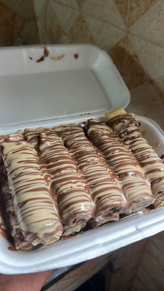 Crêpes aux deux chocolats