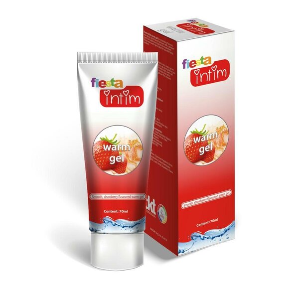 Original Feista Intim Lubricant Gel. Strawberry Mint Alovera