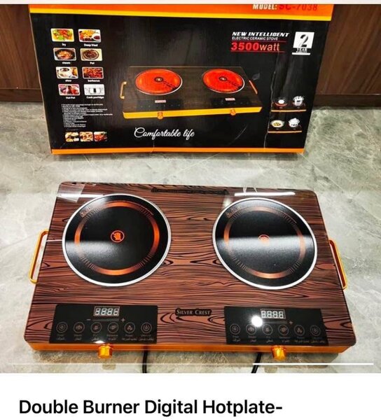 Silver crest infrared Electric cooker Double plate stove