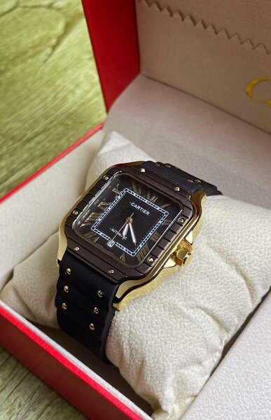 Montre Cartier Santos + coffre