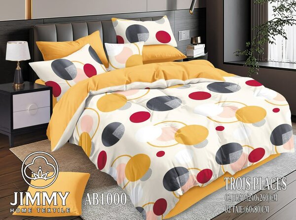Parure de lit motifs géométriques