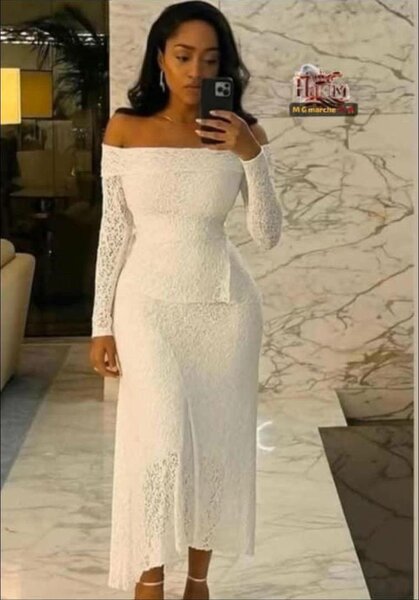 Robe en dentelle élégante