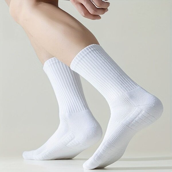 Chaussettes blanches unisexes