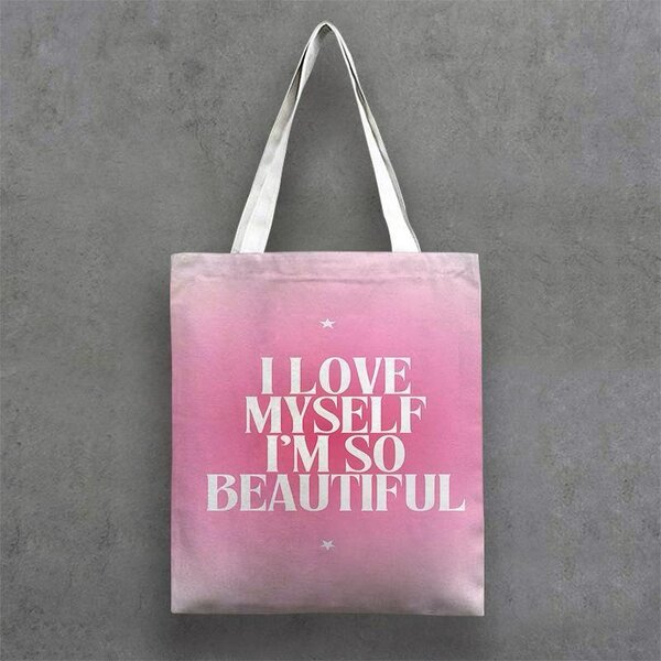 Tote bag rose motivation