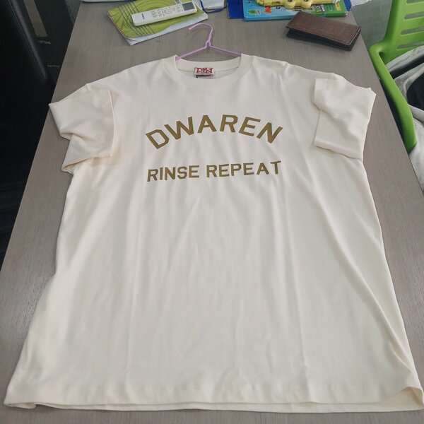 T-shirt blanc imprimé unisexe