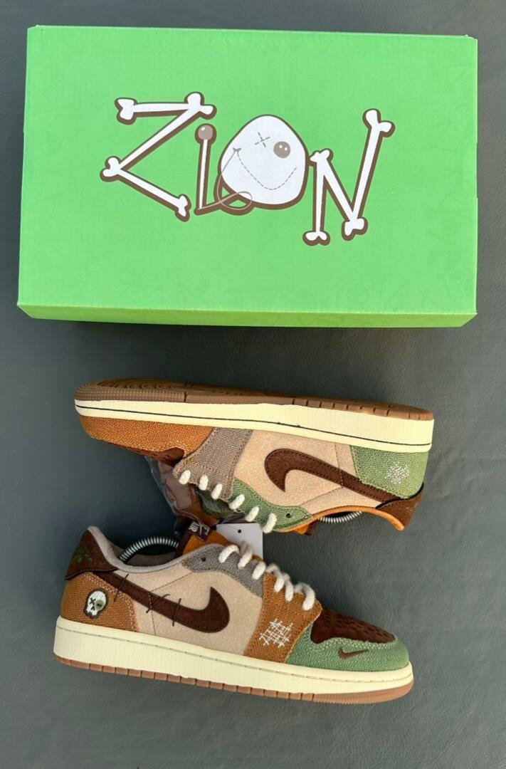 Sneakers en cuir coloré