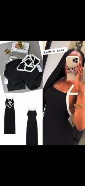 Robe Noire Élégante