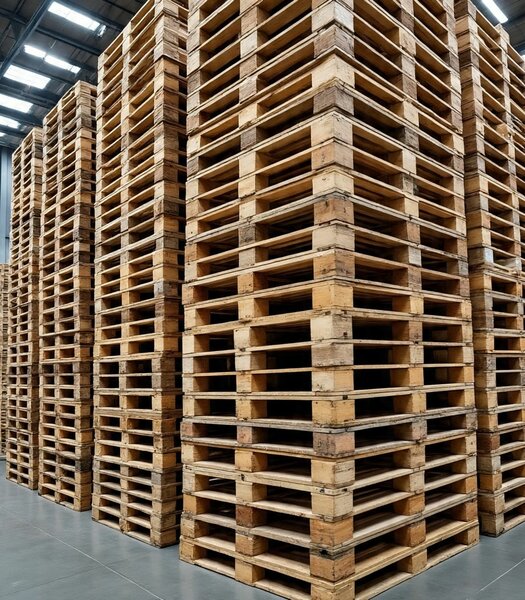 Palettes en bois robustes
