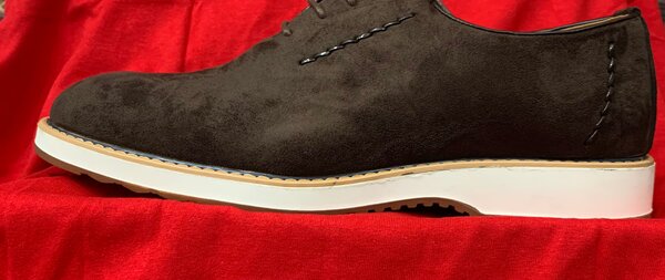Chaussures derby en daim pour hommes