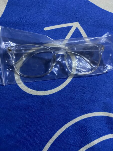 Lunettes chrome transparentes