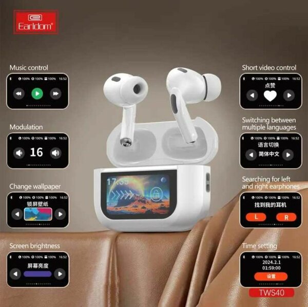 Écouteurs Bluetooth avec Écran