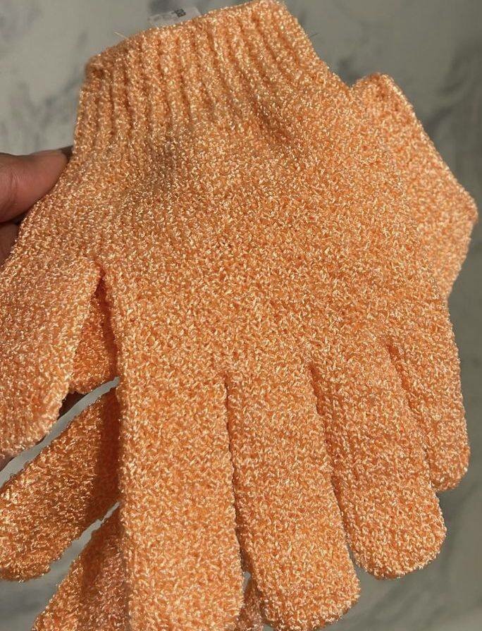 Gant de toilette et gommage
