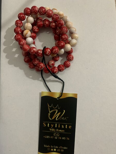 Bracelets colorés en perles