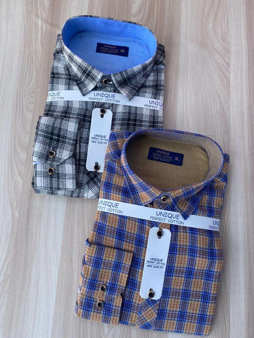 Check long sleeves shirts for men