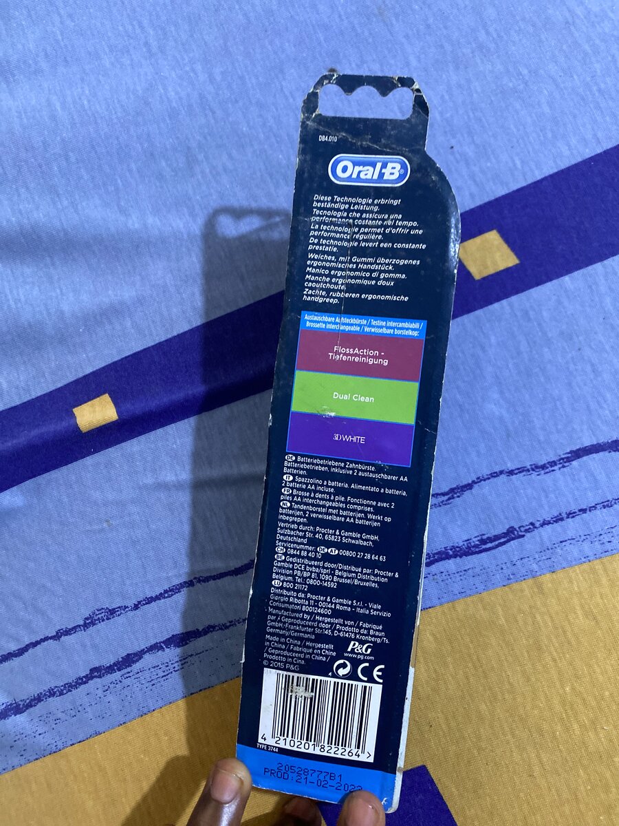 Oral-B Brosse à Dents Électrique