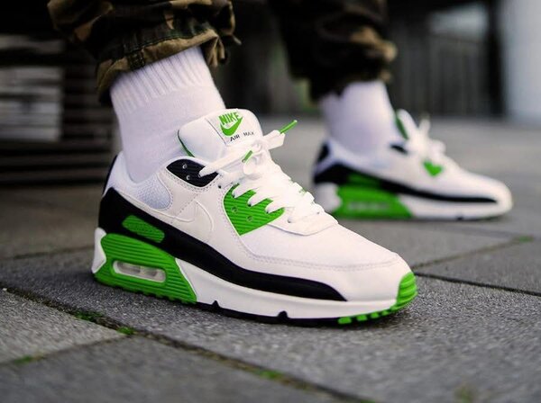 Baskets Air Max 90 Blanc Vert
