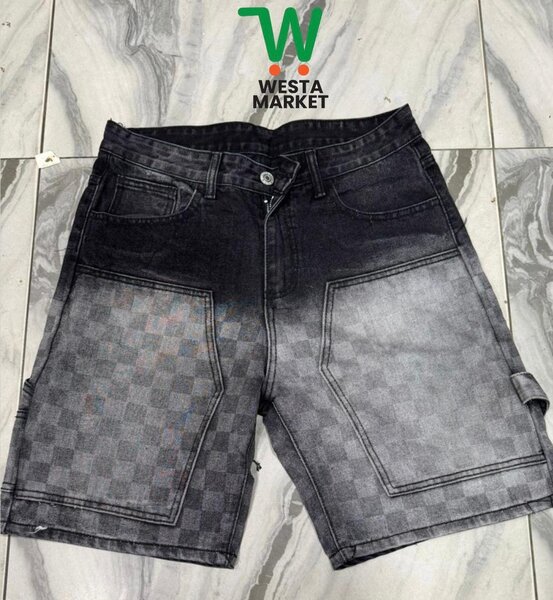 Shorts en jean dégradé