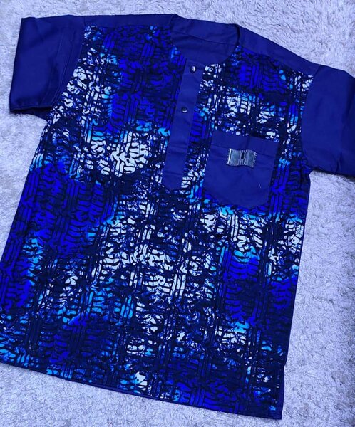 Chemises africaines en wax coloré