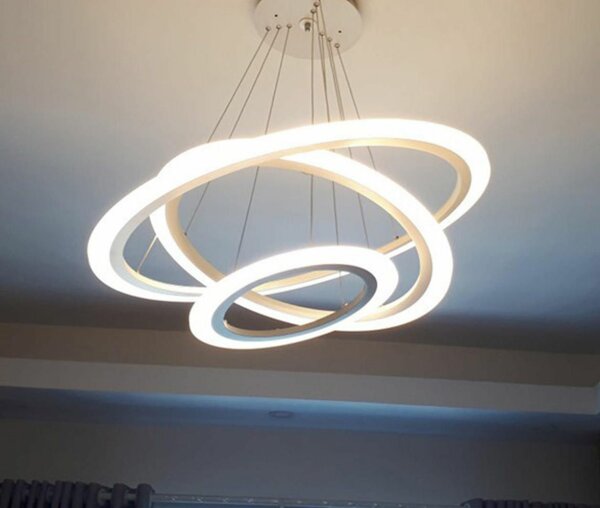 Lustre led 3 anneaux