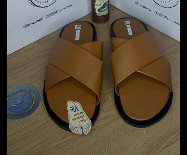 Sandales homme en cuir élégant