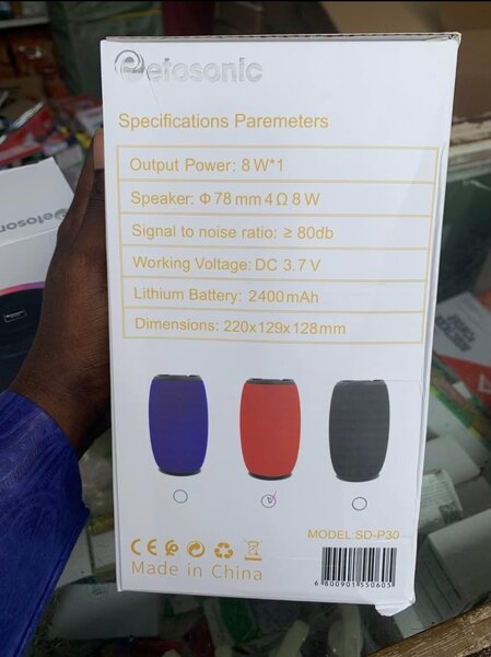 Enceinte Bluetooth Portable Etosonic