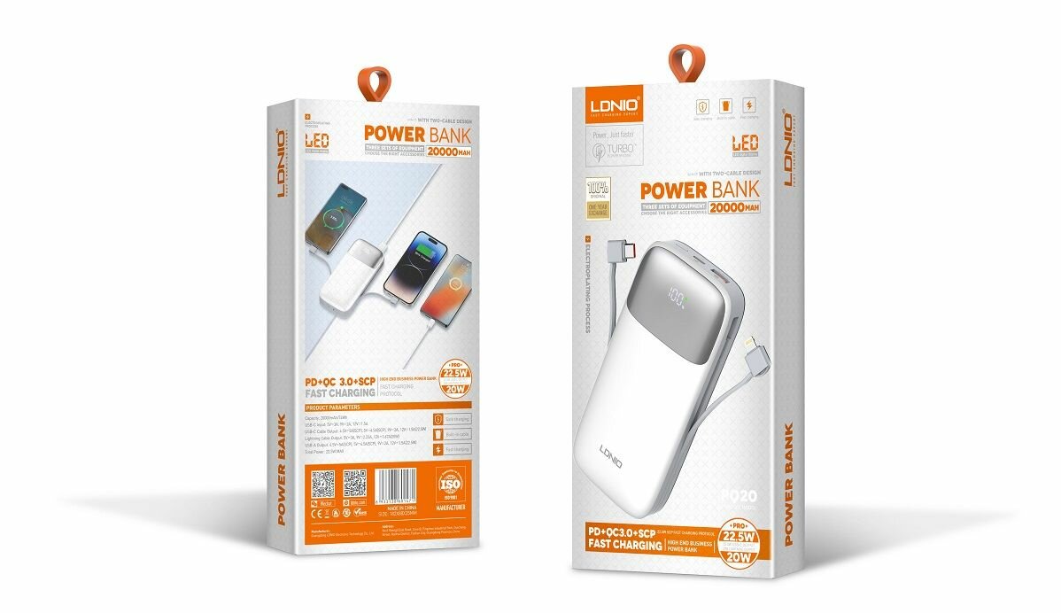 LDNIO 20000mAh Powerbank