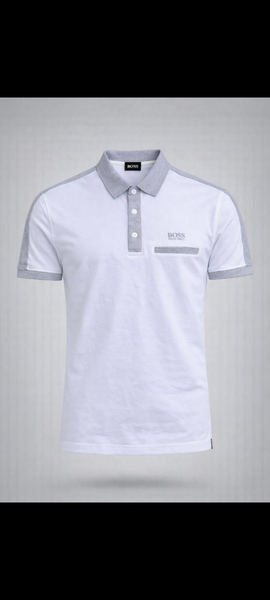 Polo homme blanc et couleur