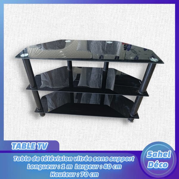 Table TV en verre design