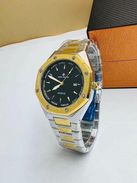 Montre Homme Luxe Bicolore