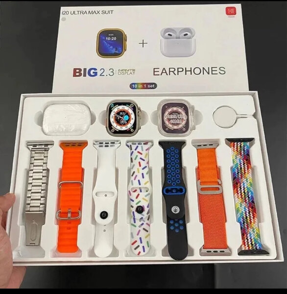 i20 Ultra Max Watch AirPods 